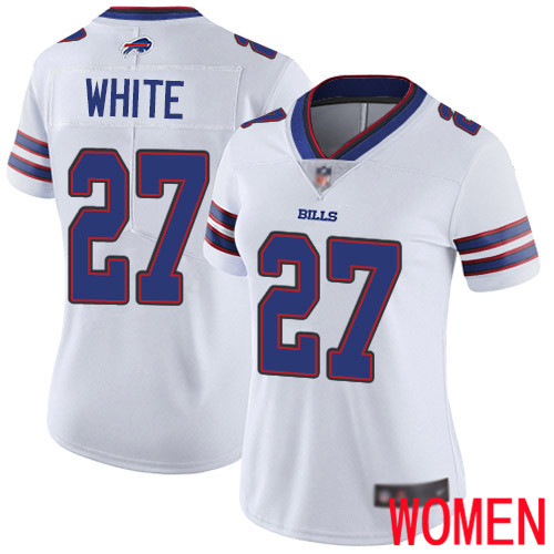 Women Buffalo Bills 27 Tre Davious White White Vapor Untouchable Limited Player NFL Jersey